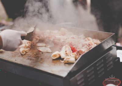 plancha pour cocktail de mariage